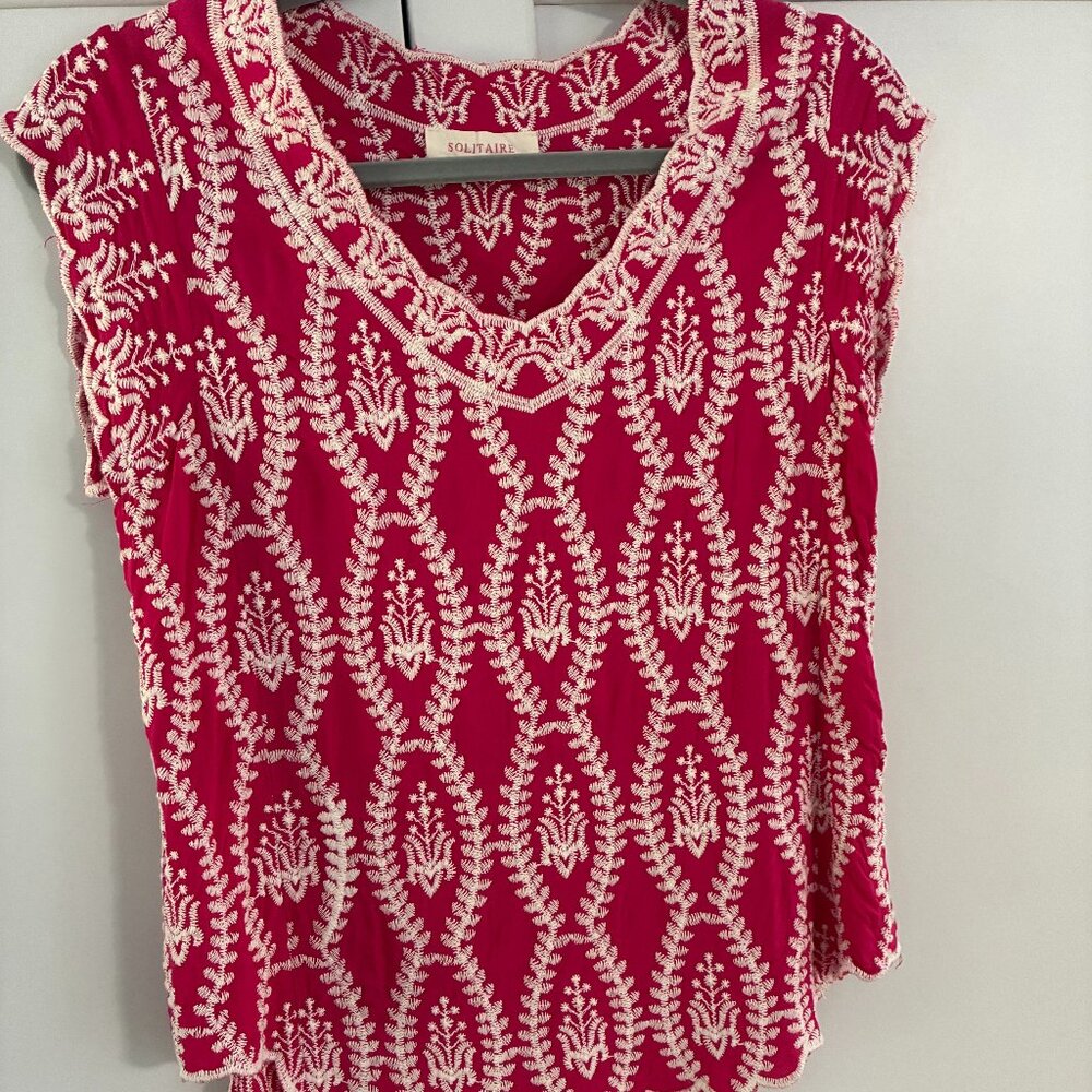 embroidered top